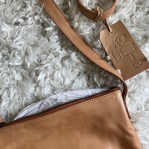Leather crossbody (never used)